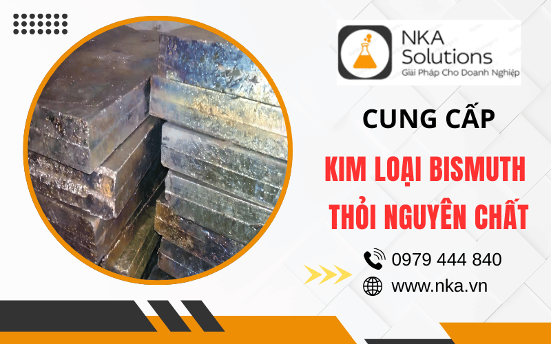 kim loại Bismuth thỏi