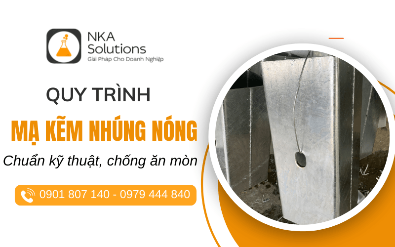 quy trình mạ kẽm nhúng nóng